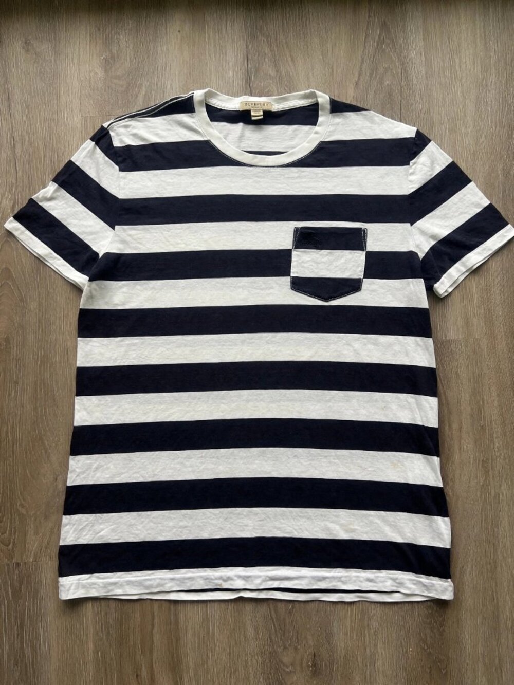 Burberry Brit Striped Pocket T Shirt